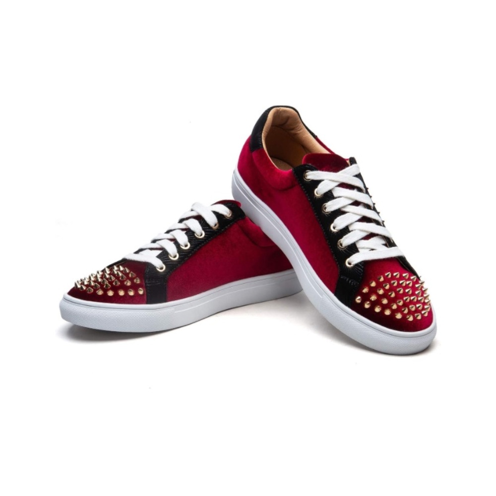 Mens Fashion Sneakers Casual Studded Shoes